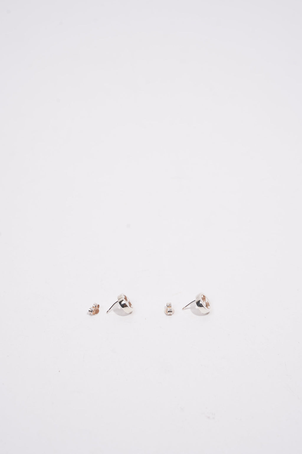 Gucci Interlocking GG Earrings Silver Base Metal