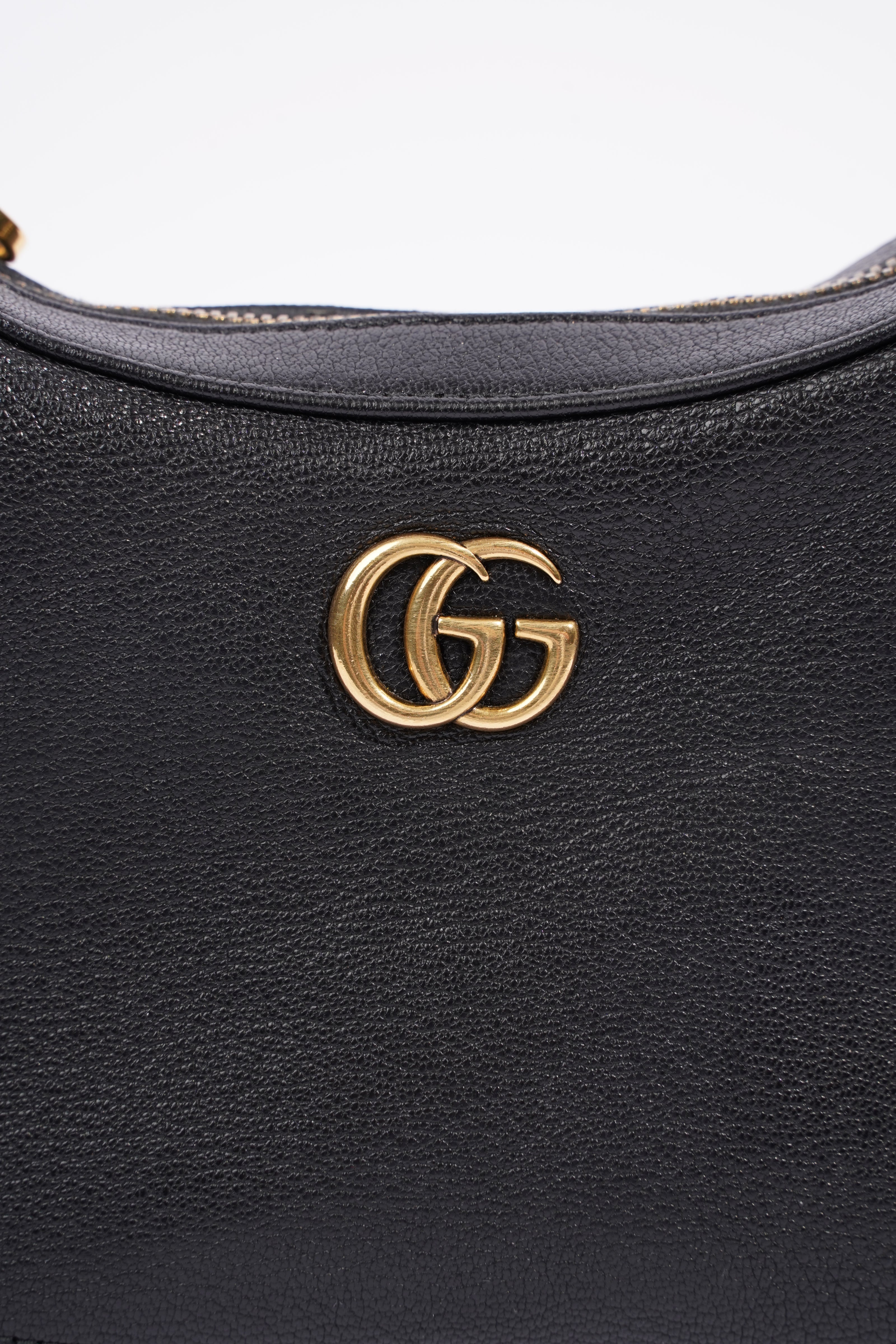 Gucci Aphrodite Black Leather Small