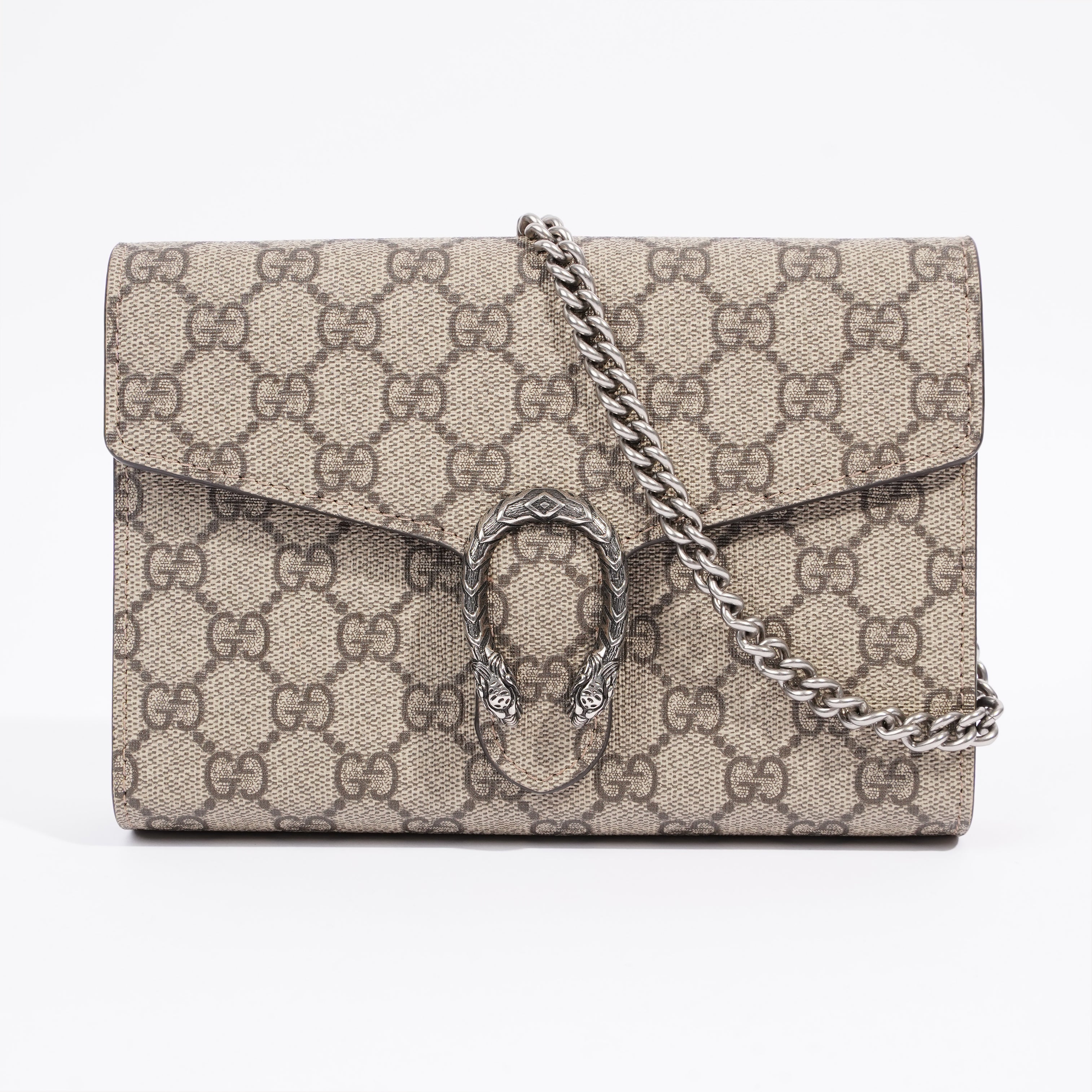 Gucci Dionysus Chain Wallet Supreme Canvas