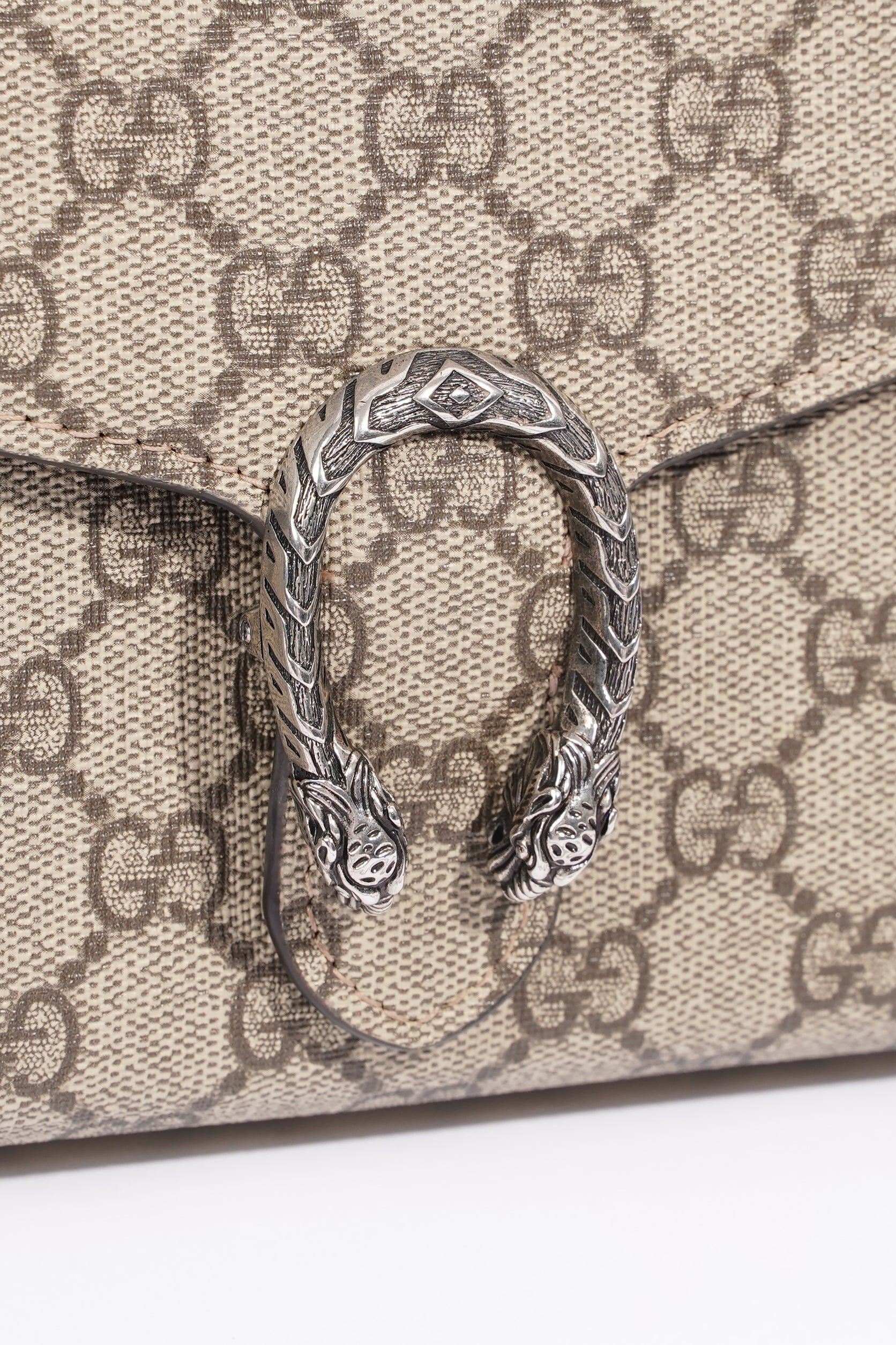Gucci Dionysus Chain Wallet Supreme Canvas