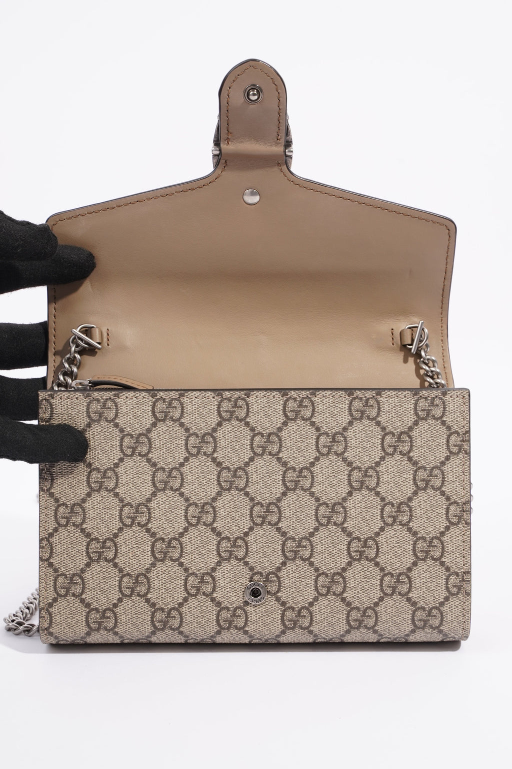 Gucci Dionysus Chain Wallet Supreme Canvas