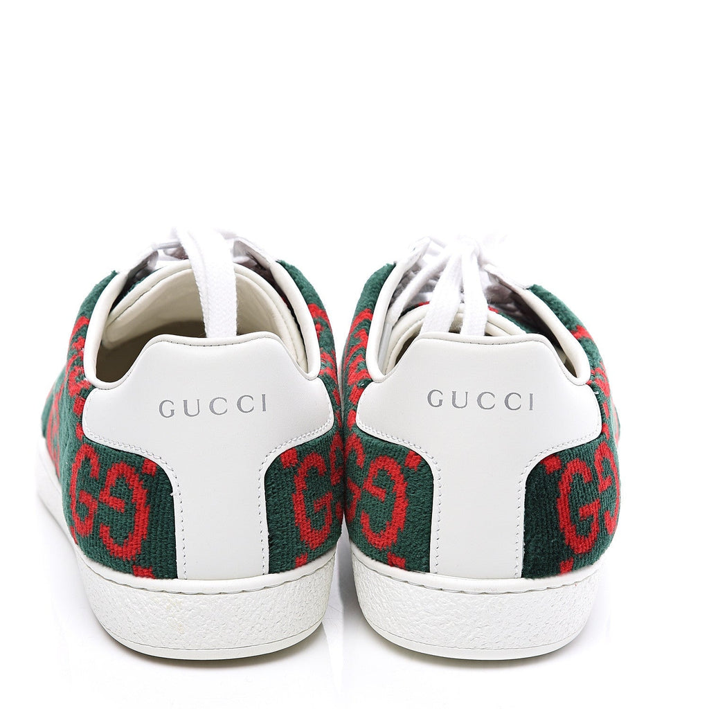 GUCCI ACE GG TERRY CLOTH WEB SNEAKERS
