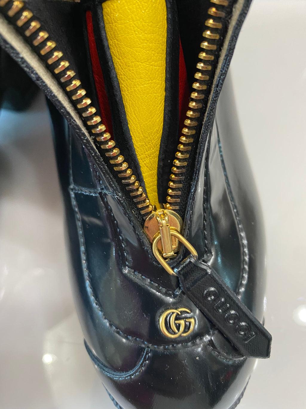 GUCCI KITT 70 ANKLE RAIN BOOTS