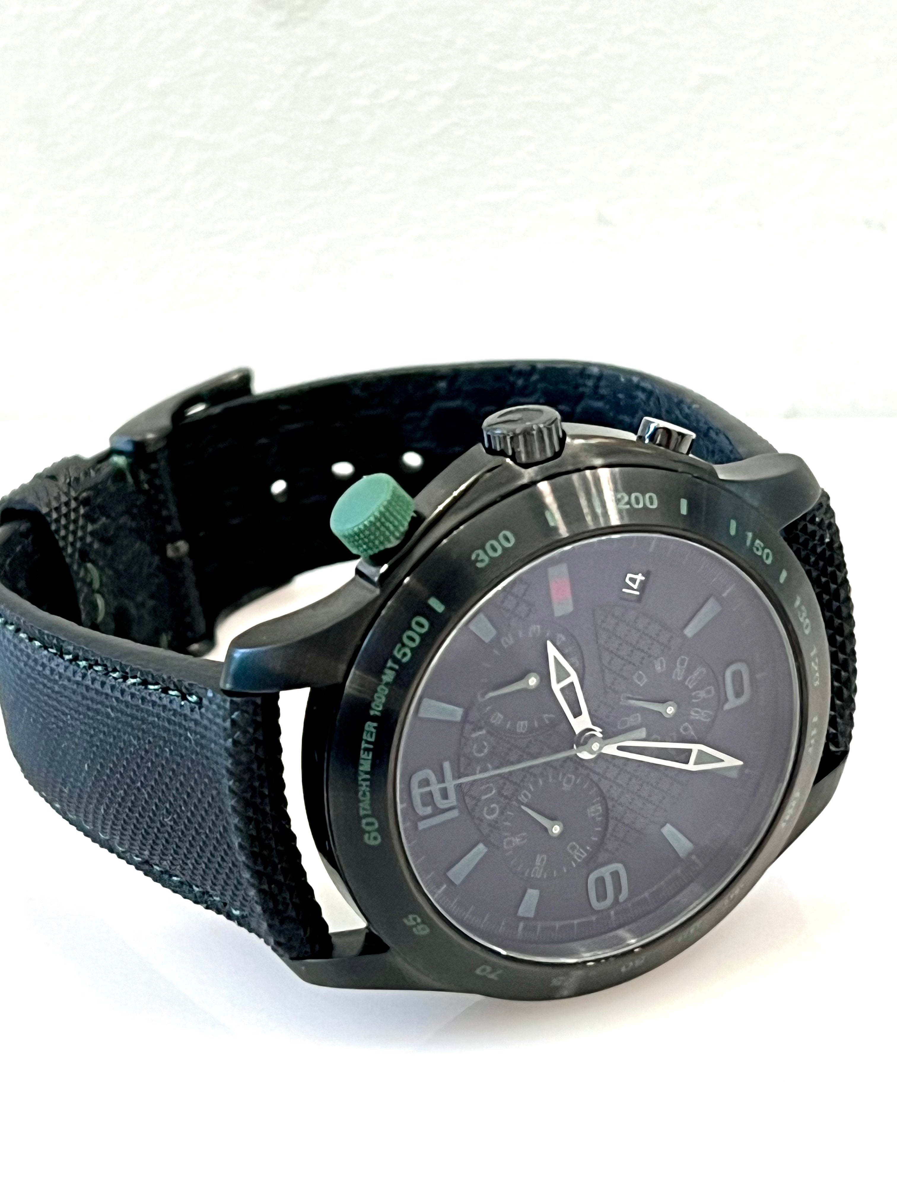 GUCCI G-TIMELESS BLACK CHRONOGRAPH DIAL MEN'S WATCH