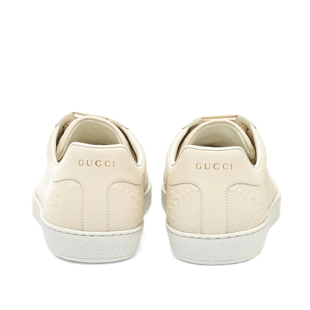 GUCCI GG EMBOSSED ACE SNEAKERS