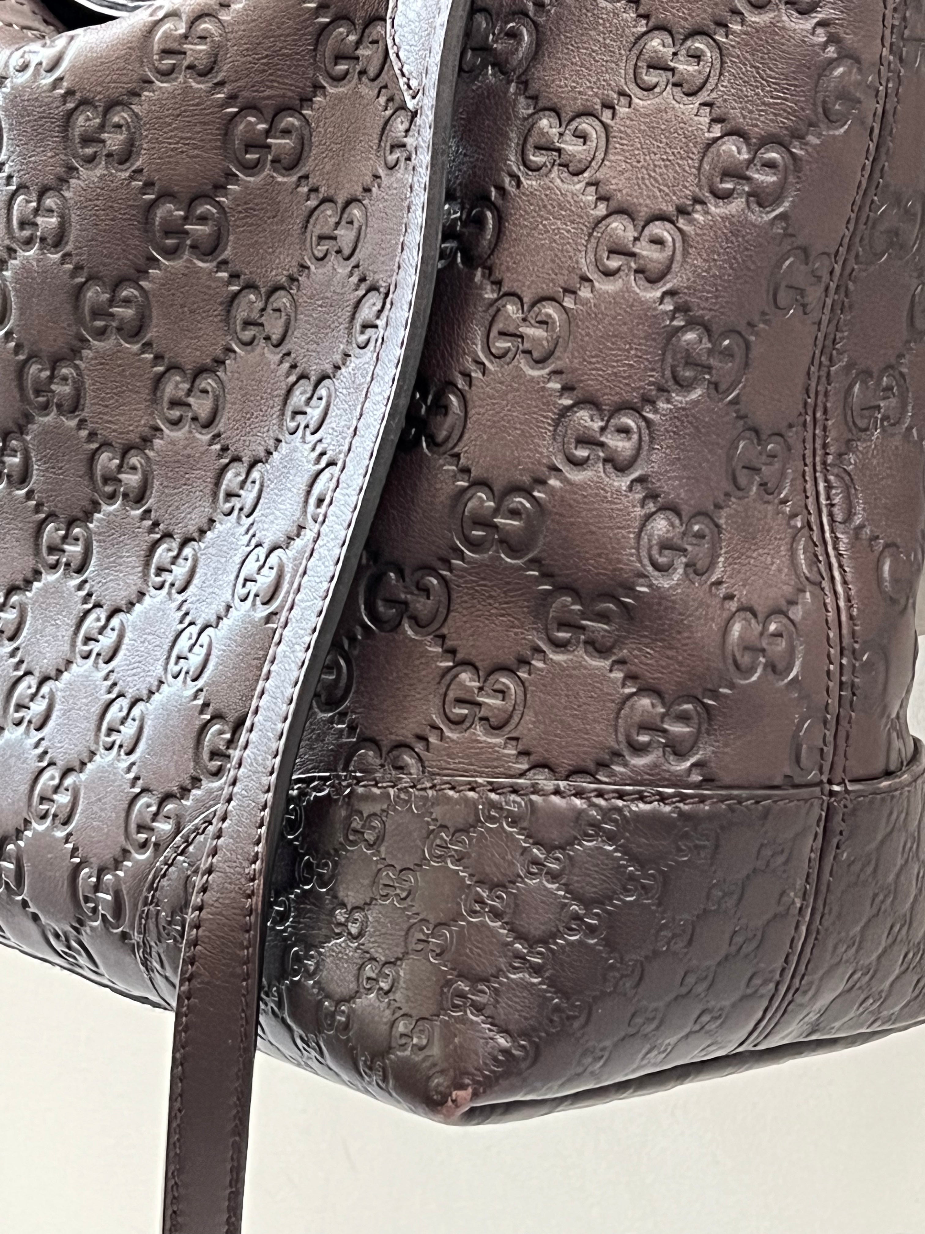 GUCCI GUCCISSIMA LEATHER BREE SATCHEL