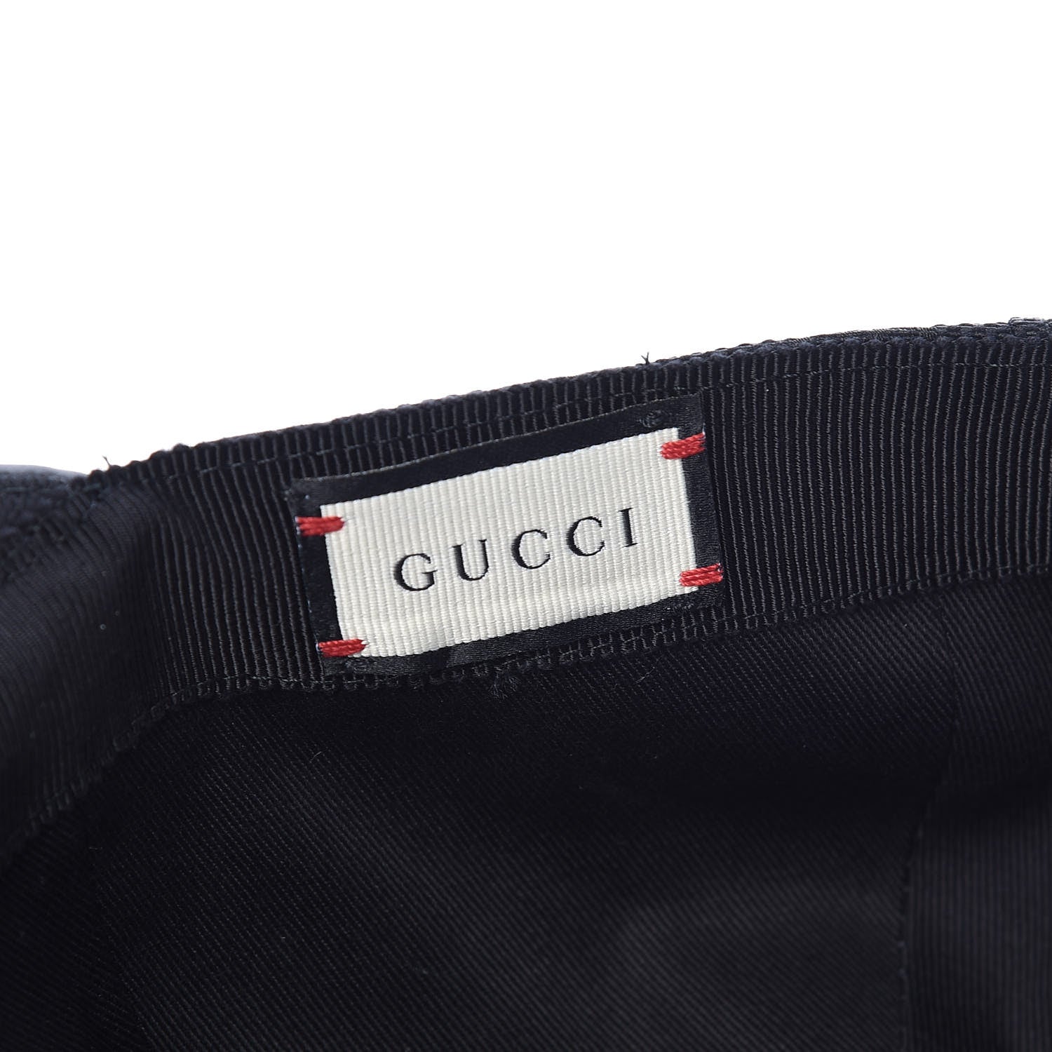 GUCCI GG SUPREME MONOGRAM WEB BASEBALL HAT