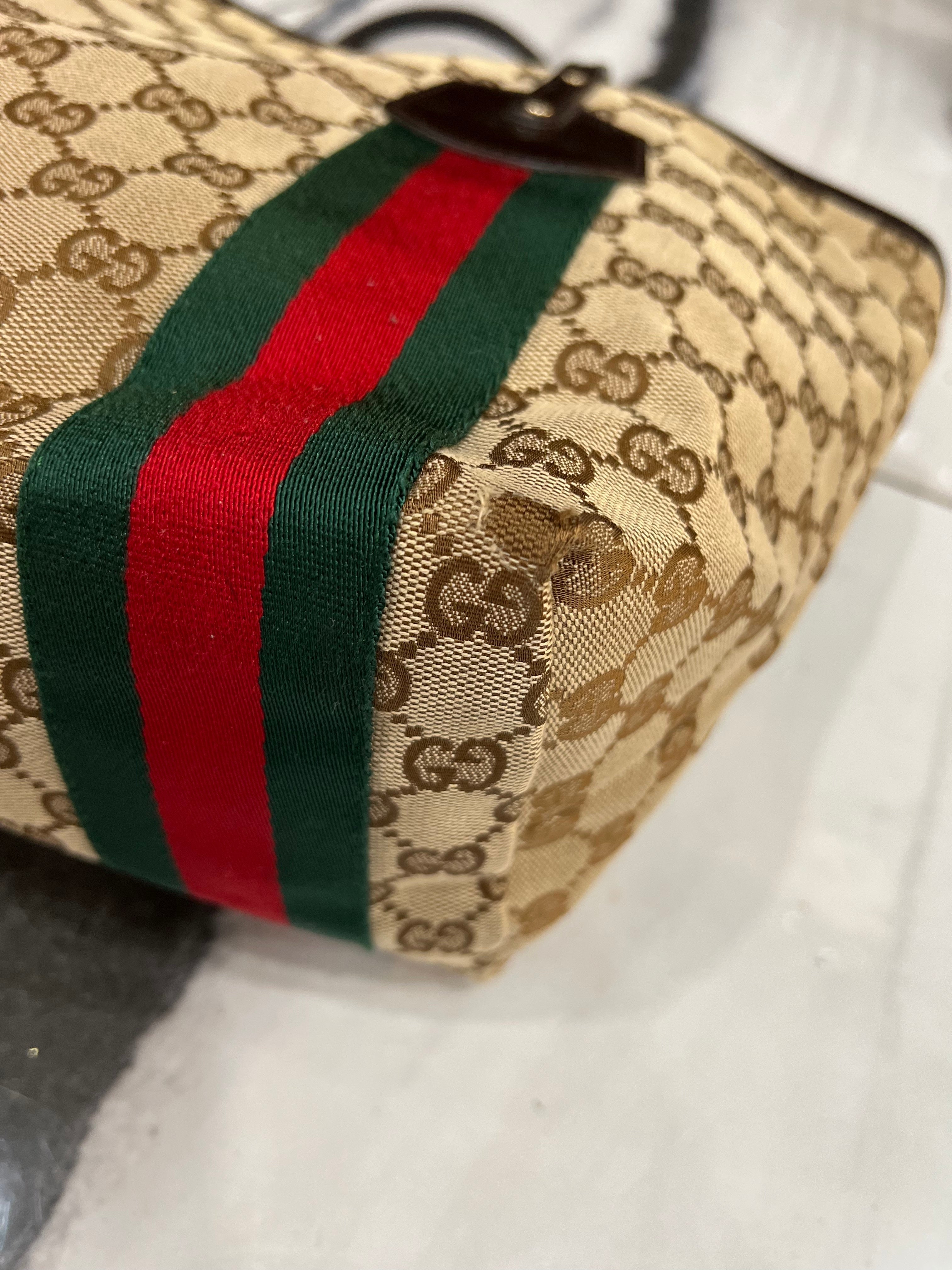 GUCCI GG MONOGRAM WEB JOLIE TOTE BAG