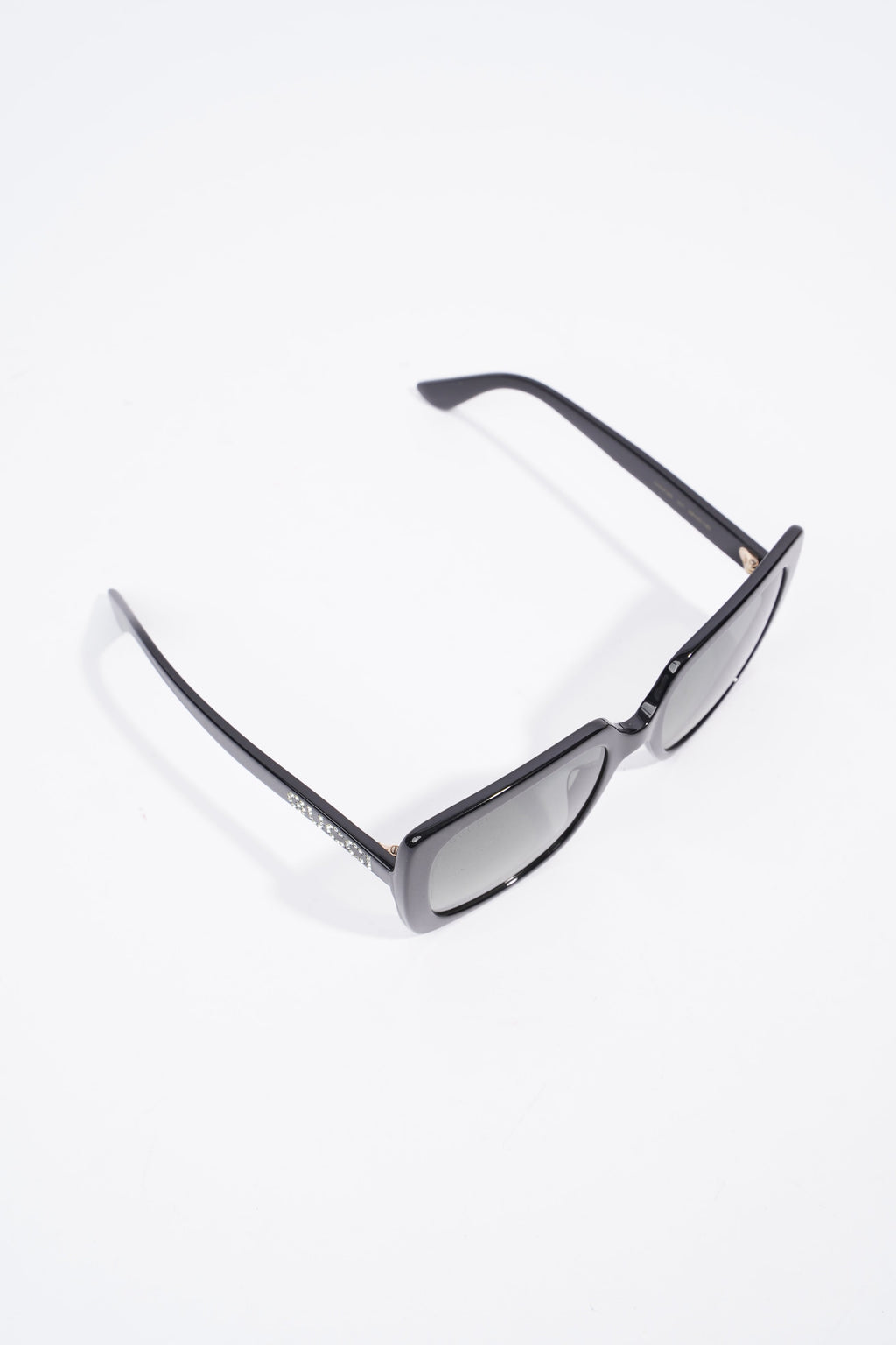Gucci Square Sunglasses Black Acetate 140mm