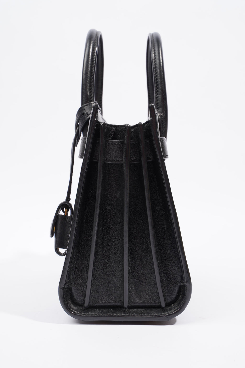 Saint Laurent Sac De Jour Black Calfskin Leather Nano