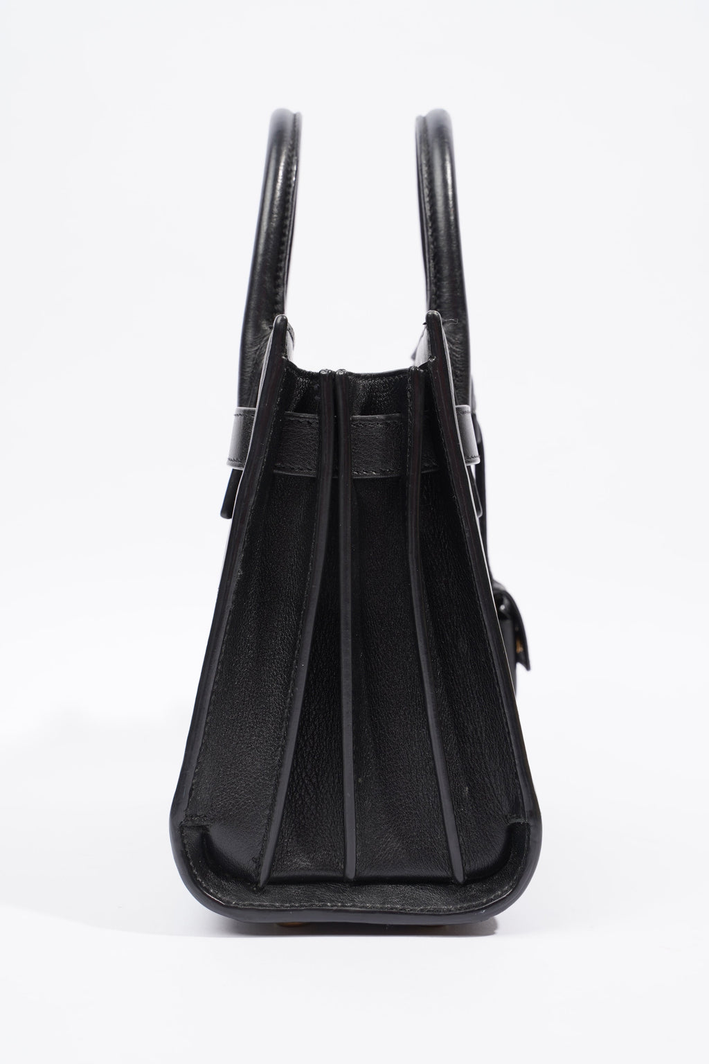 Saint Laurent Sac De Jour Black Calfskin Leather Nano