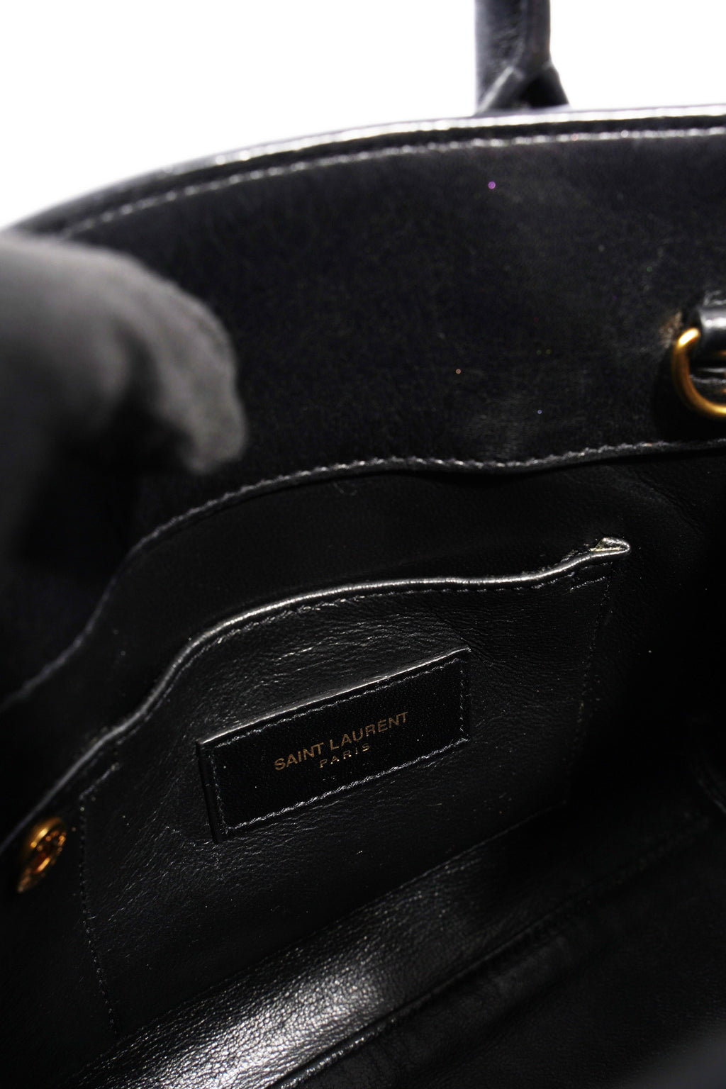 Saint Laurent Sac De Jour Black Calfskin Leather Nano