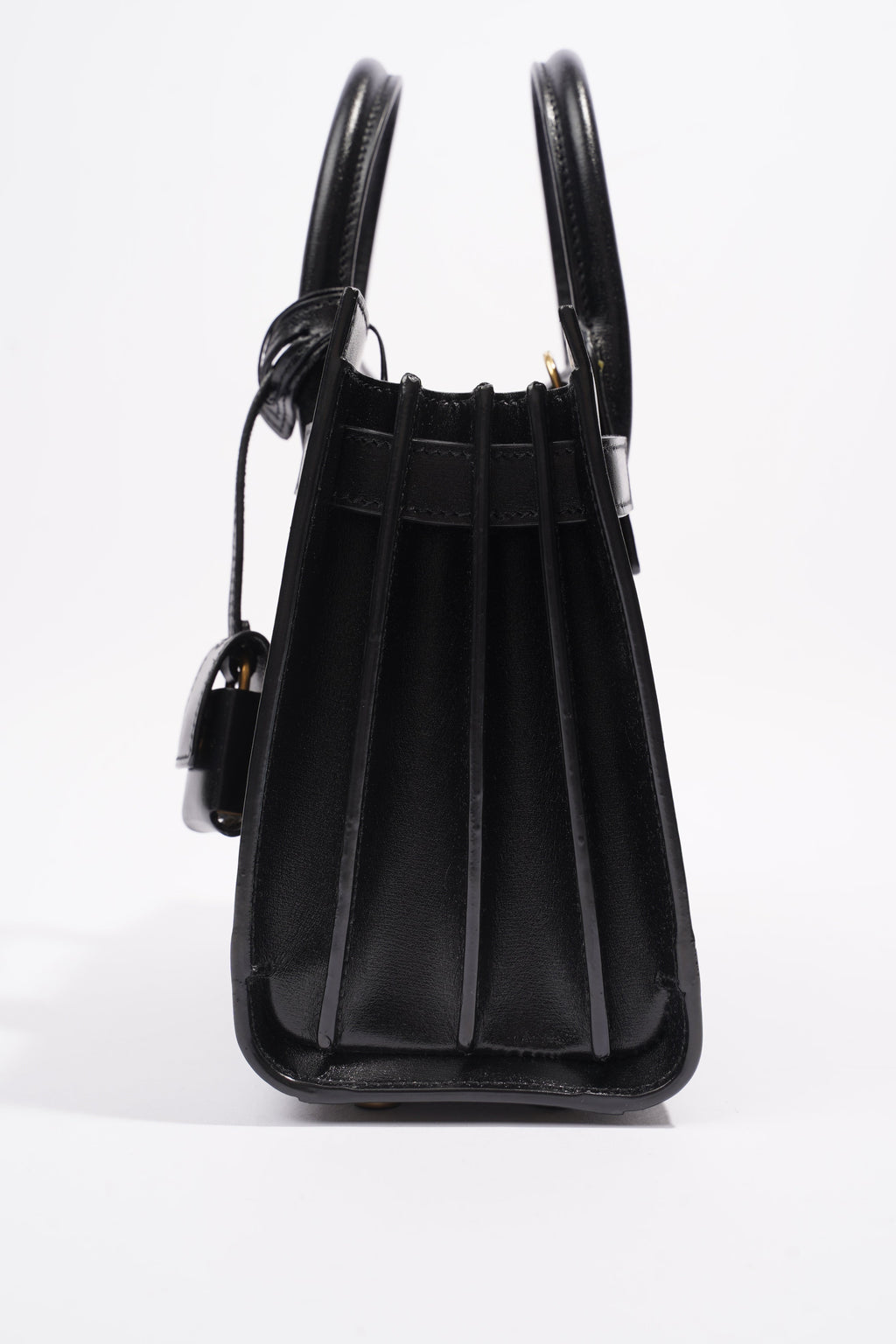 Saint Laurent Sac De Jour Black Calfskin Leather Nano