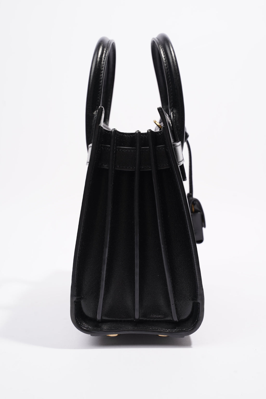 Saint Laurent Sac De Jour Black Calfskin Leather Nano