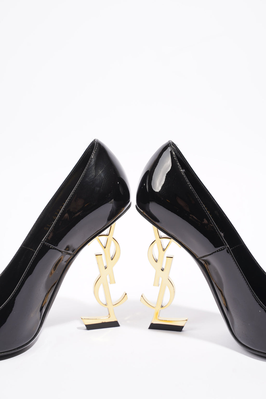 Saint Laurent Opyum Heel 110 Black Patent Leather EU 37 UK 4