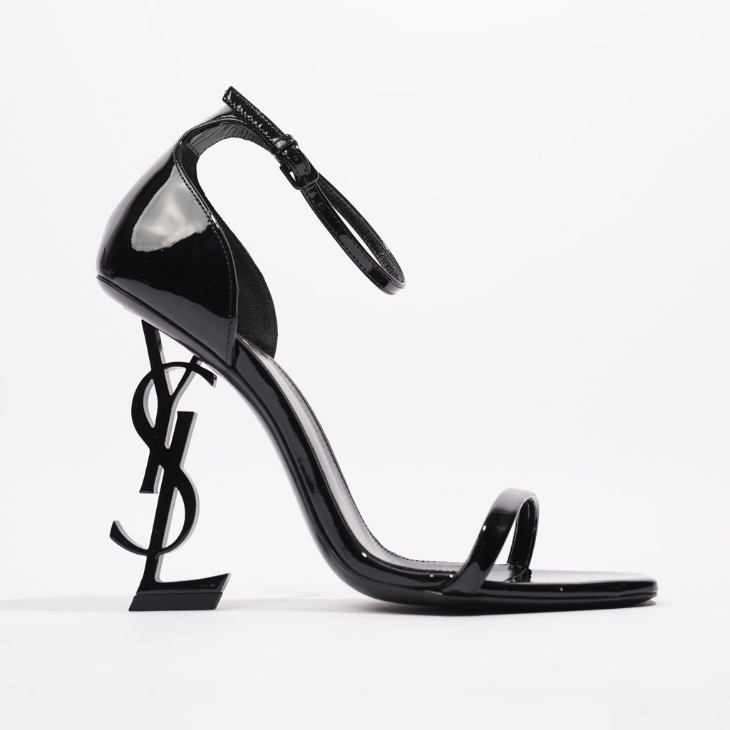 Saint Laurent Opyum Black Patent Leather EU 37 UK 4