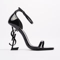 Saint Laurent Opyum Black Patent Leather EU 37 UK 4