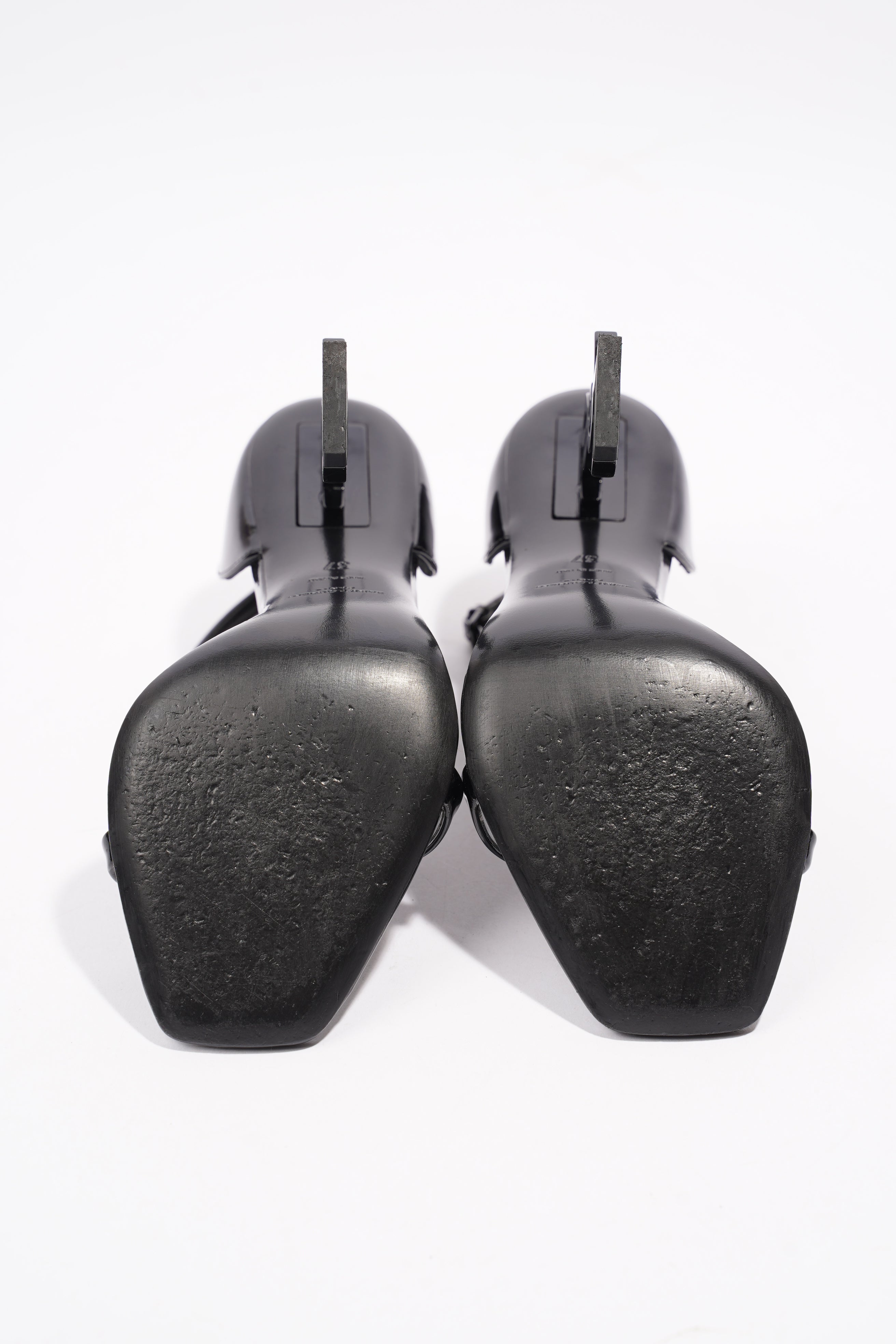 Saint Laurent Opyum Black Patent Leather EU 37 UK 4