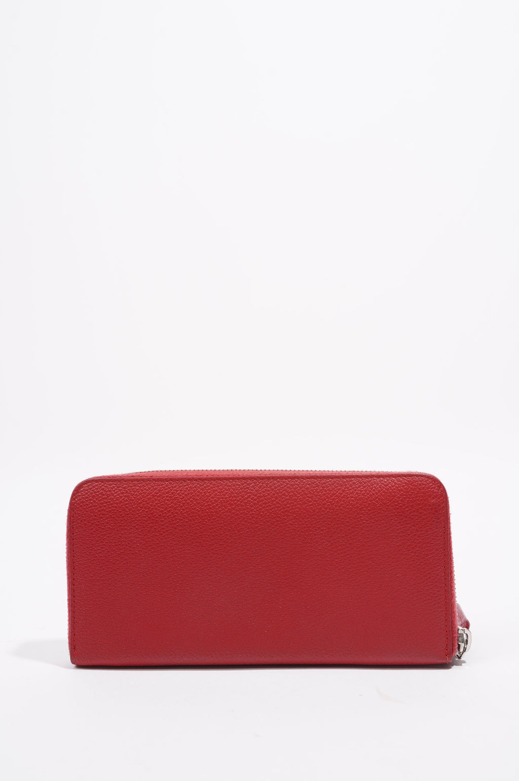 Saint Laurent Long Wallet Red Leather