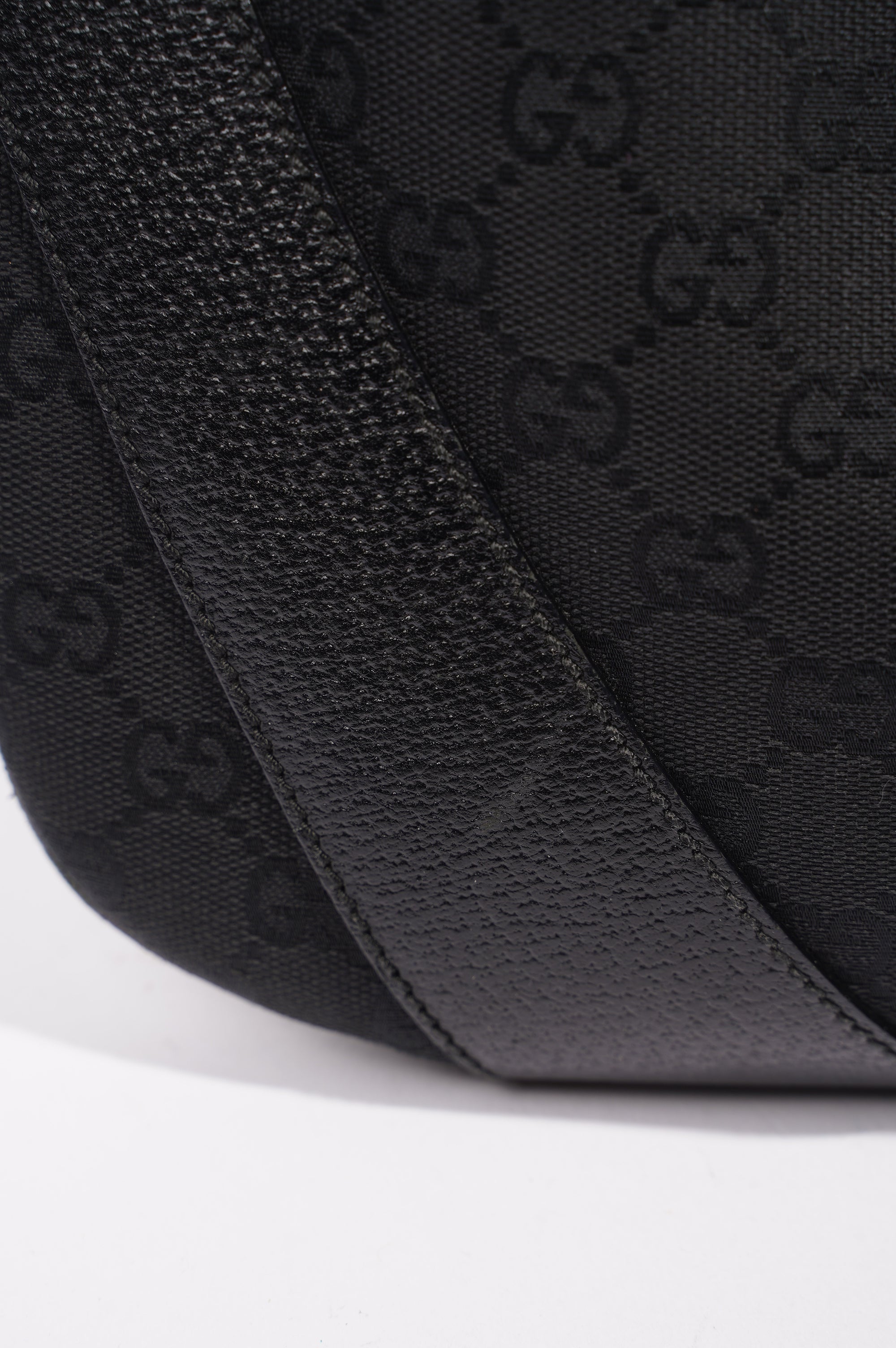 Gucci One Shoulder Bag Black Canvas