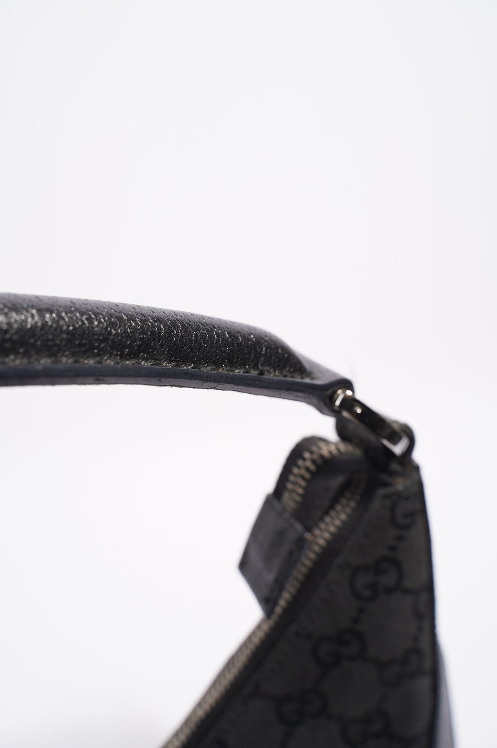 Gucci One Shoulder Bag Black Canvas
