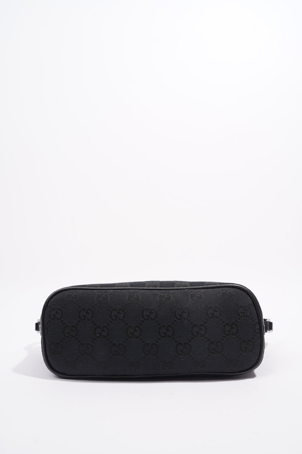 Gucci Boat Pochette Bag Black Canvas