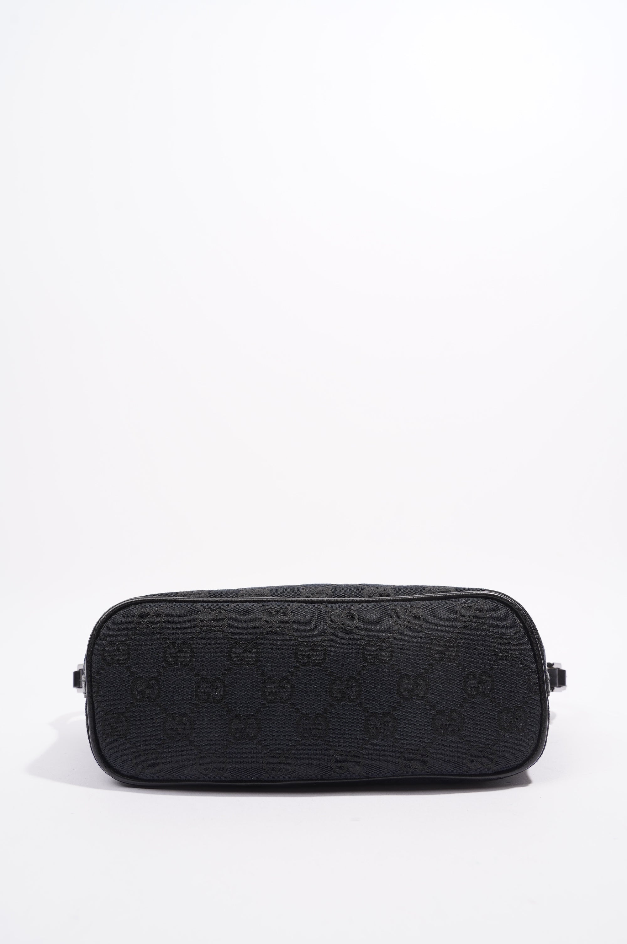 Gucci Boat Pochette Bag Black Canvas