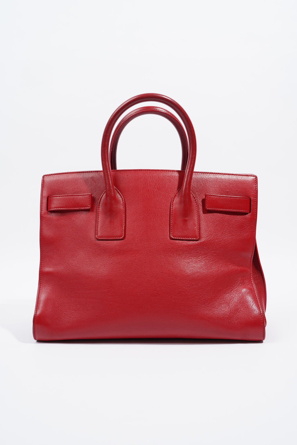 Saint Laurent Sac De Jour Red Calfskin Leather Small
