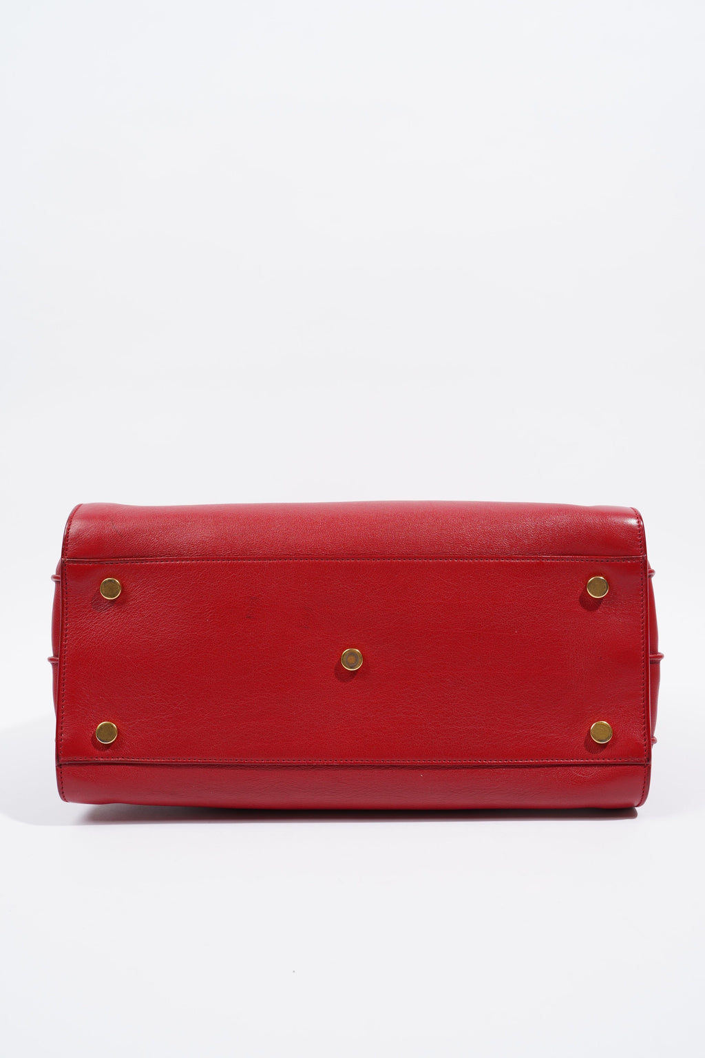 Saint Laurent Sac De Jour Red Calfskin Leather Small