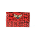 Gucci 476079 2134 Bee Women's Red Exotic Snake Skin Shoulder Bag (GG2067)
