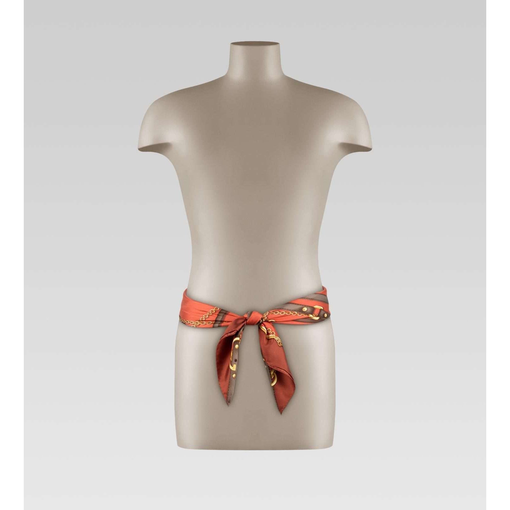 Gucci Antique Ruby Relia Print Foulard Shawl (GGSH110)