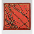 Gucci Antique Ruby Relia Print Foulard Shawl (GGSH110)