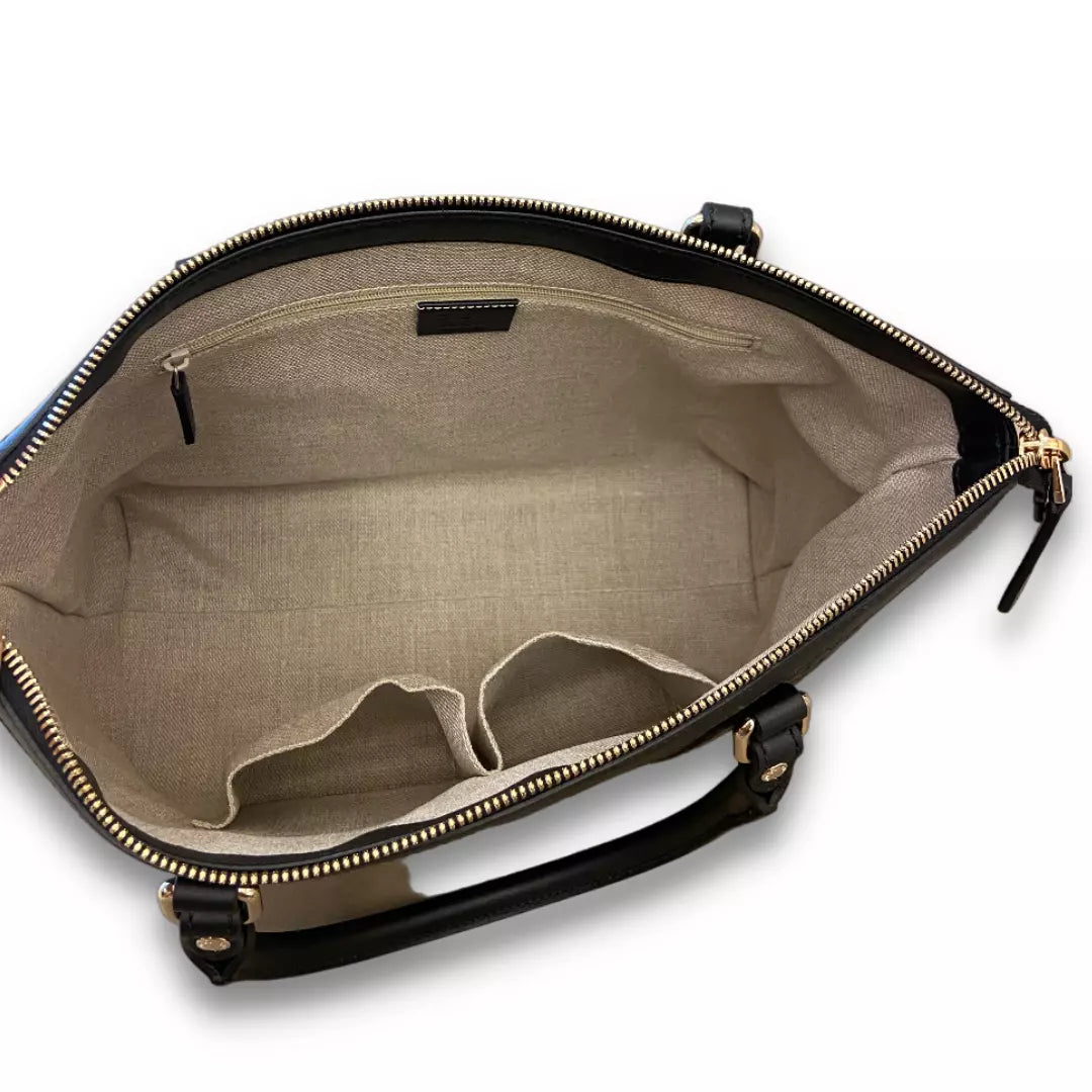 Gucci Black Leather Microguccisimo Abbey Bag