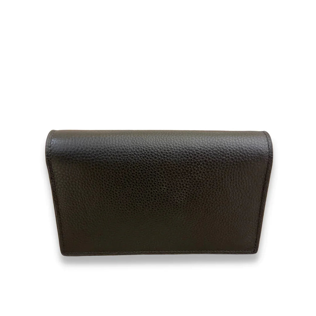 Gucci Black Leather Interlocking Bag