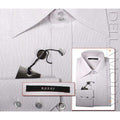 Gucci Body Slim Fit Dress Shirts, Beige Stripes