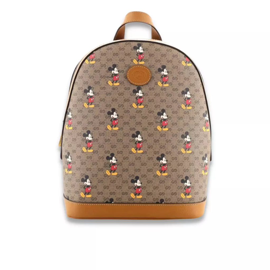 Gucci Brown Disney Mickey Mouse Backpack