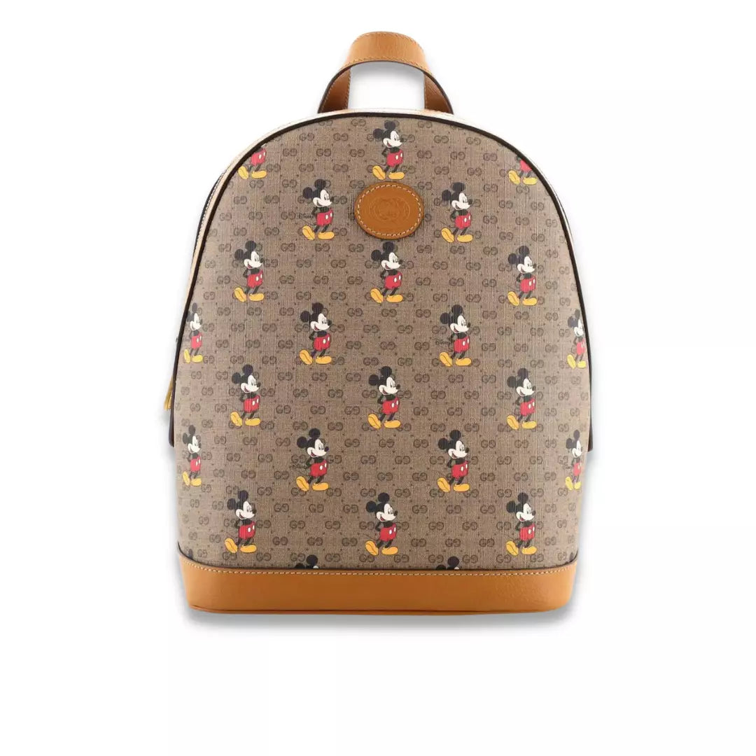 Gucci Brown Disney Mickey Mouse Backpack