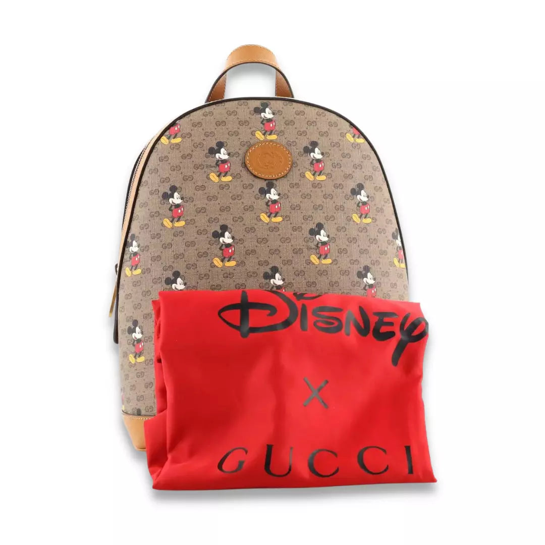 Gucci Brown Disney Mickey Mouse Backpack