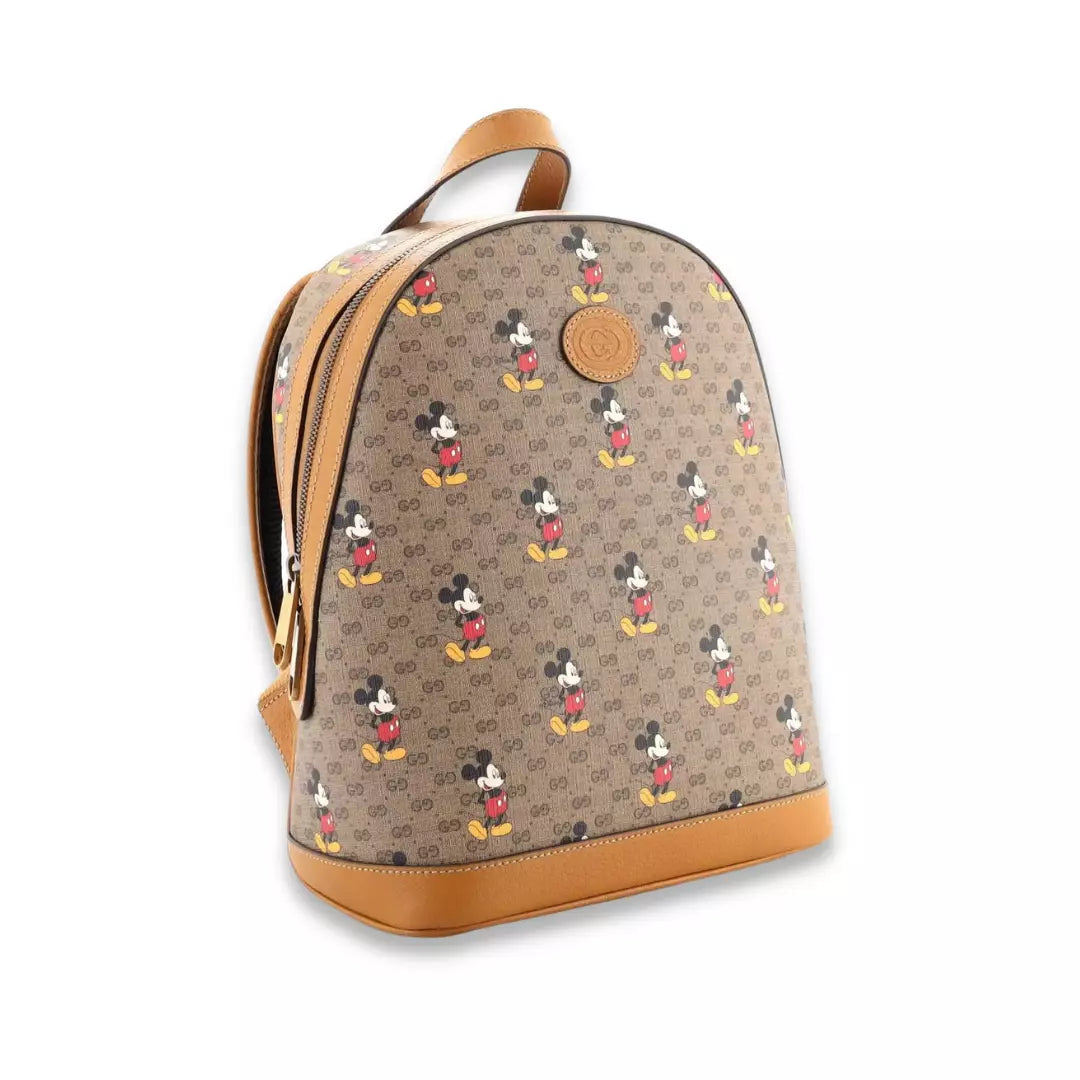 Gucci Brown Disney Mickey Mouse Backpack