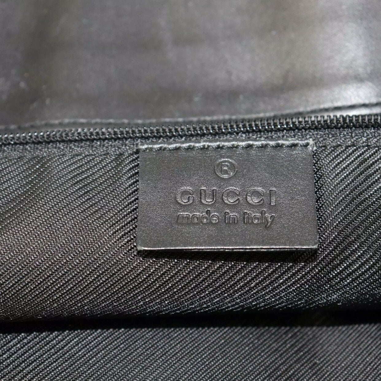 Gucci Brown GG Logo Hobo Bucket Shoulder Tote Bag
