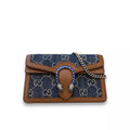 Gucci Denim & Leather Dionysus GG Supreme Mini Bag
