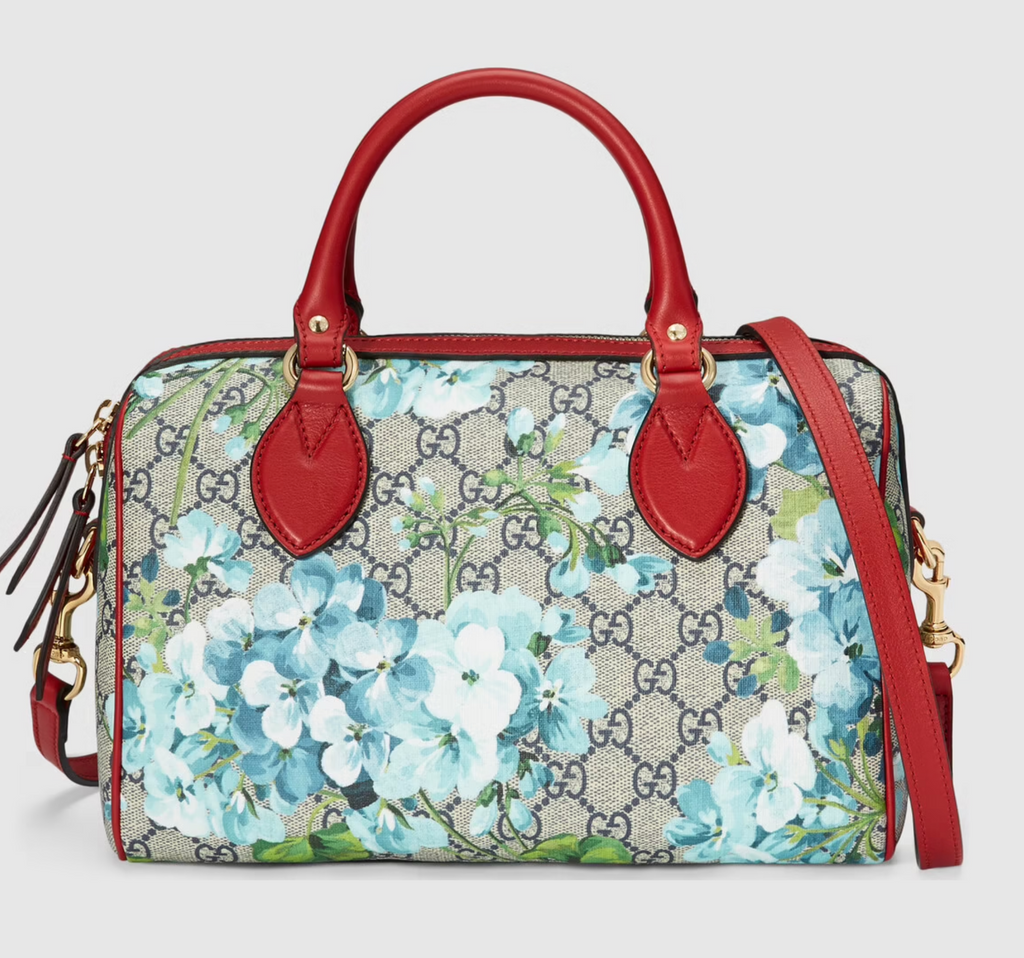 GUCCI GG Supreme Blooms Boston Bag