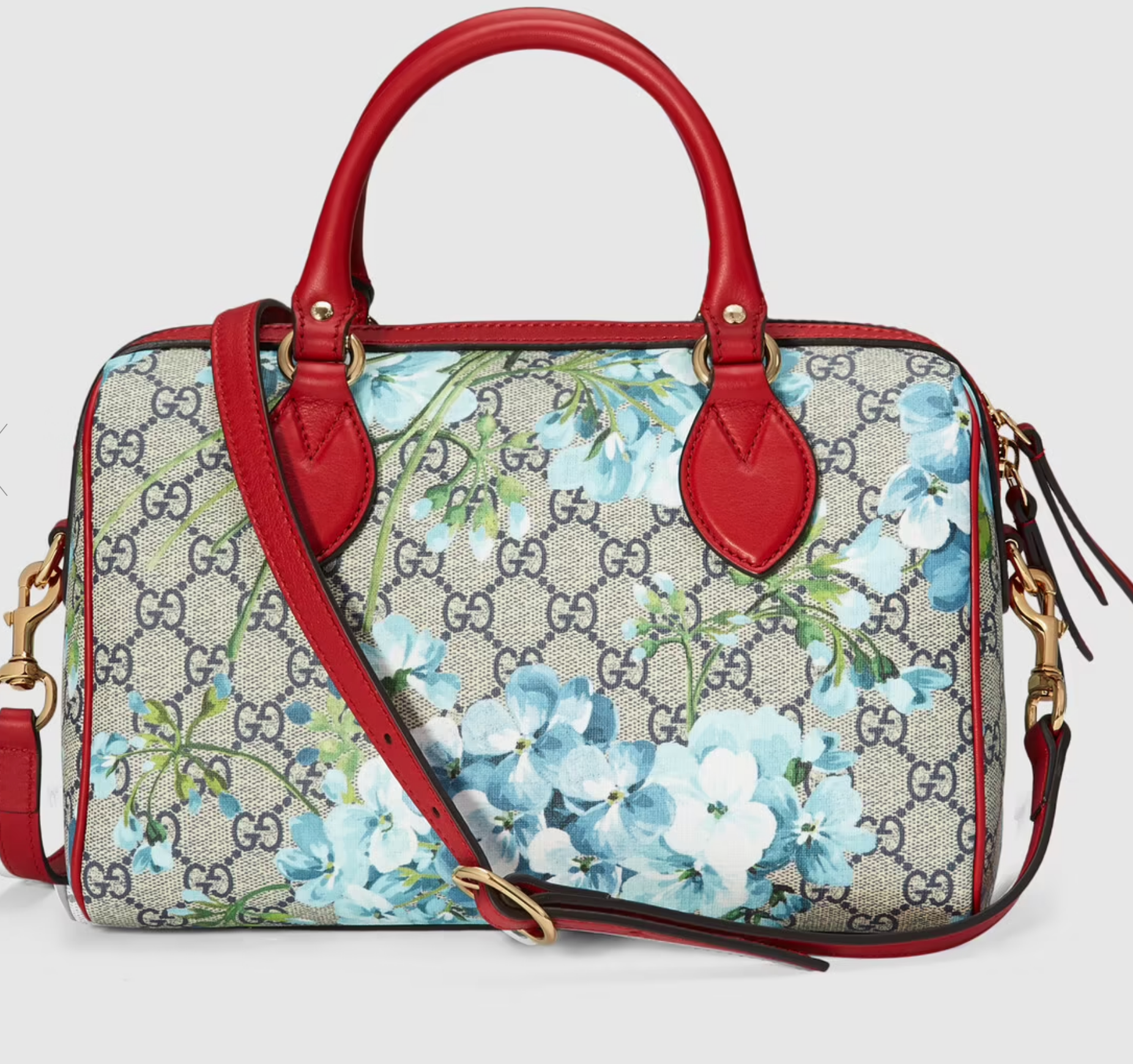 GUCCI GG Supreme Blooms Boston Bag