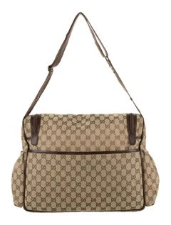GUCCI GG SUPREME DIAPER BAG