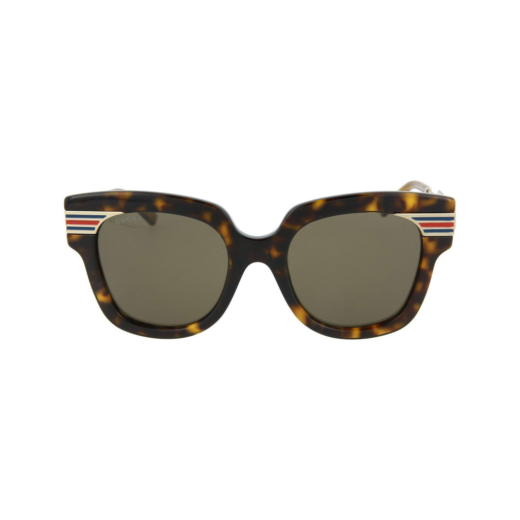 Gucci GG0281SA-002 Women's Havana Novelty Sunglasses (S)