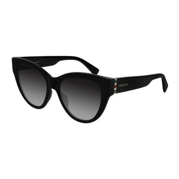 Gucci GG0460S  Sunglasses Black / Grey Gradient (S) Men's