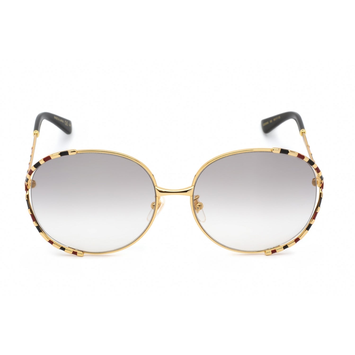Gucci GG0595S Sunglasses Gold / Grey Women's (S)