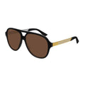 Gucci GG0688S Sunglasses Black / Brown-AmbrogioShoes