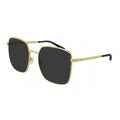 Gucci GG0802S Sunglasses Gold / Dark Grey-AmbrogioShoes