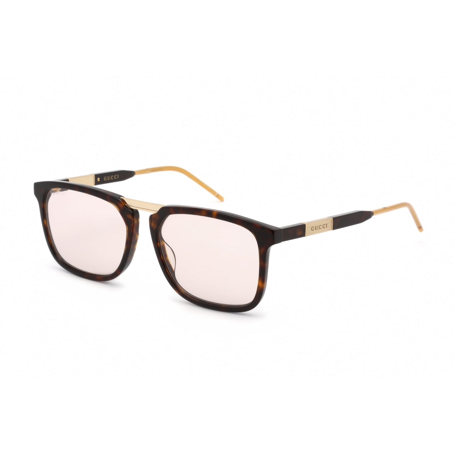 Gucci GG0842S Sunglasses Havana / Yellow-AmbrogioShoes